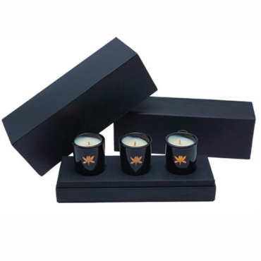 3 pcs candle set box