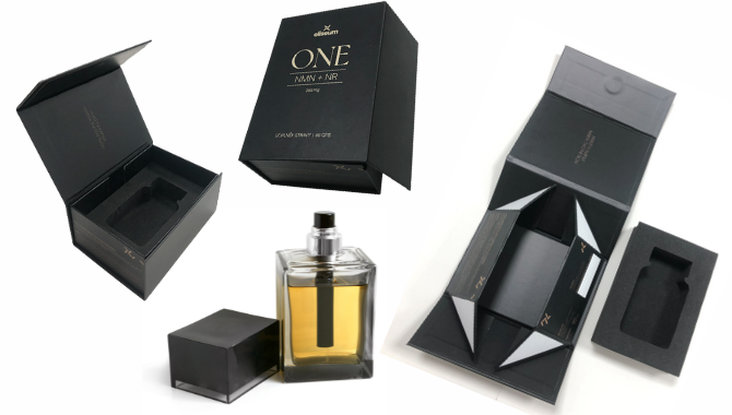 Boîte d'emballage de parfum pliable