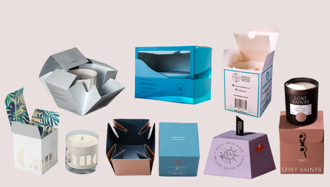 paperboard folding candle packaging