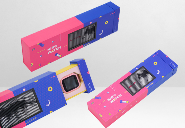 Scatola porta orologi per bambini a forma di cassetto