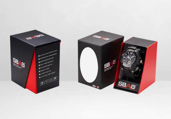 Coffret cadeau d'emballage de montre de sport