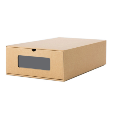 Drawer design kraft shoes storage box