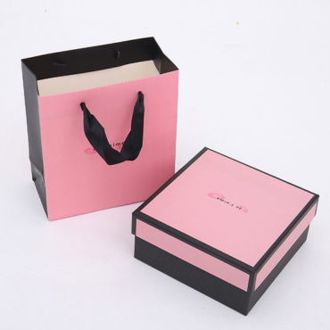 Fashion woman shoes box and bag