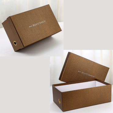 Texture paper shoes box