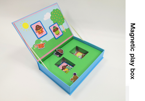 Magnetic play box