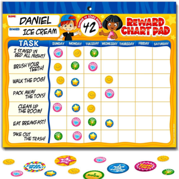 Printed wall chart pad