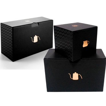 UV finish coffee pot packaging box