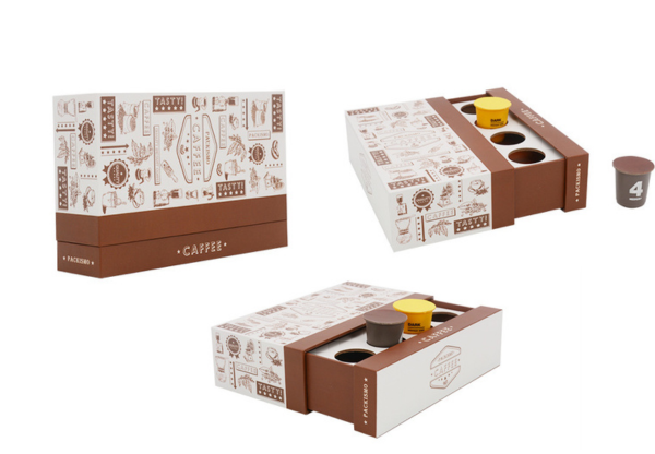 creative coffee capsule packaging box