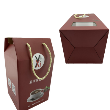 portable corrugated coffee box