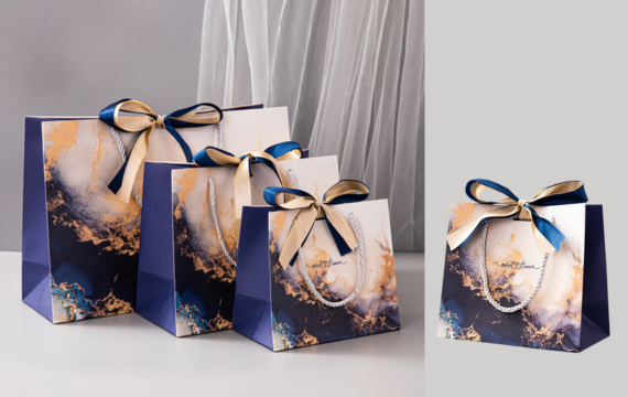 custom printing shopping bags for garment