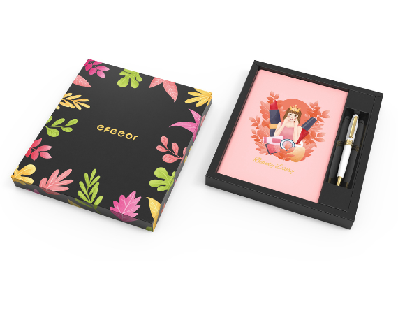 Coffret cadeau carnet et stylo