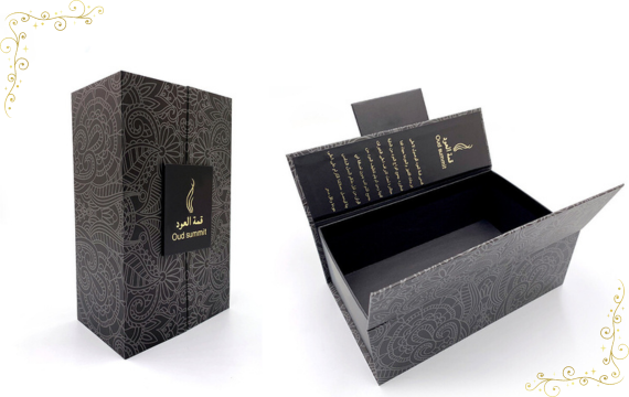 high quality full printing perfume flap packaging box