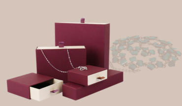 Coffret d'emballage pour parure de bijoux