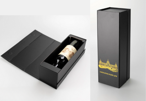 Wine flip packaging paper box