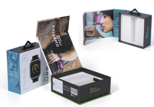 custom printing watch packaging flip paper box