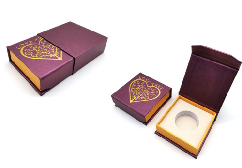 jewelry flip paper box with sleeve