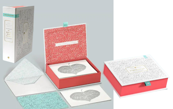 notecard envelope set packaging paper box