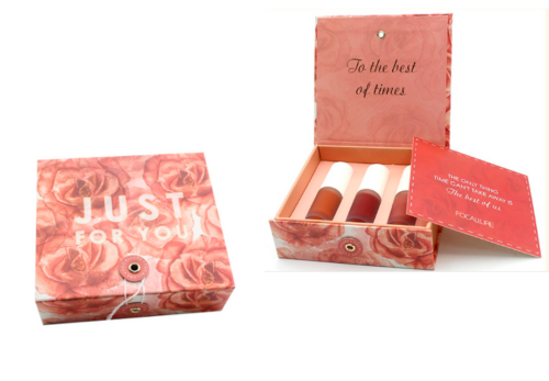 full print skincare sting tie packaging box