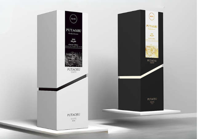 Luxury single bottle wine gift box