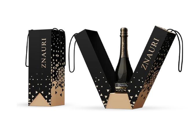 personalized champagne box