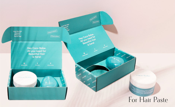 Custom Mailer for hair paste with inlay