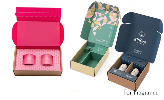 printed mailer box for fragrances