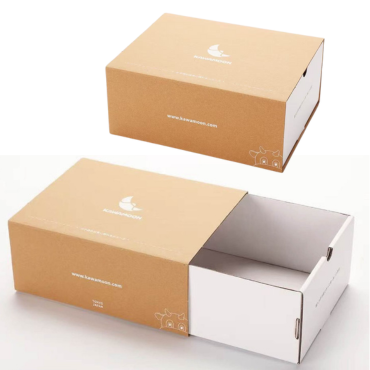 sleeve and tray mailer box for shoes