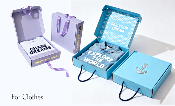 tuck top mailer box for clothes