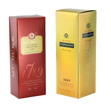 Brandy custom bottle boxes
