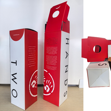 Custom Crash auto-lock bottom wine box packaging for bottles