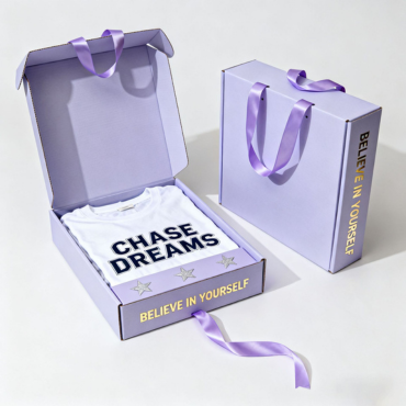 Baskılı Giyim Ambalajı Tamamen Özelleştirilebilir