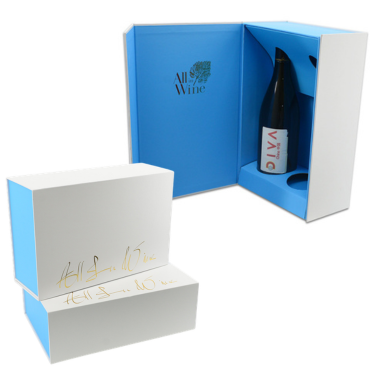 Kotak botol wain tegar Penutup Magnetik