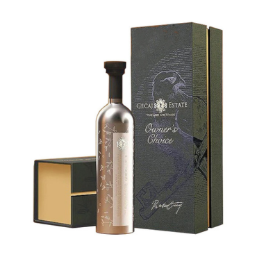 kotak hadiah botol wain kadbod